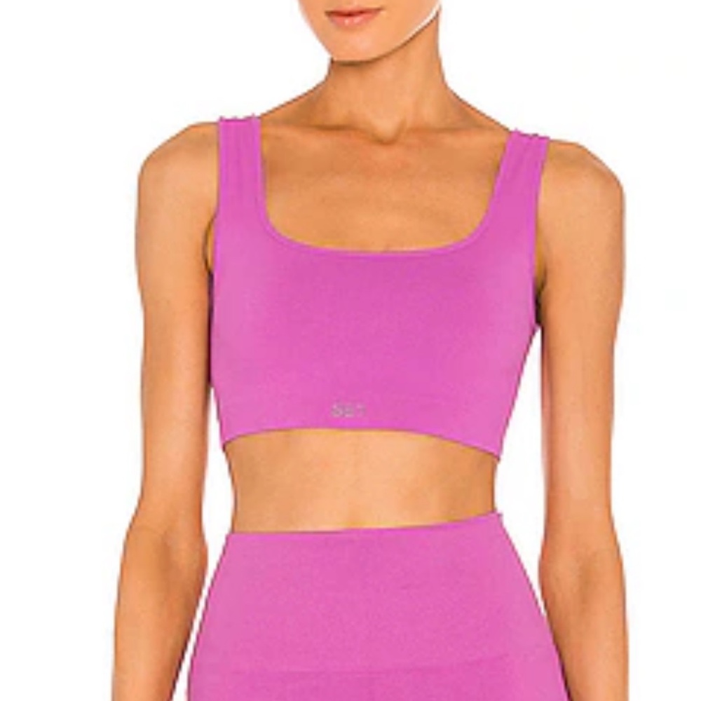 SET Active x Revolve Sculptflex Pink Sports Bra